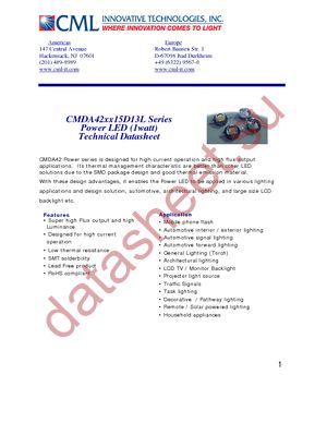 CMDA42AR15D13L datasheet  